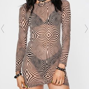DOLLSKILL TRIPPY MESH DRESS